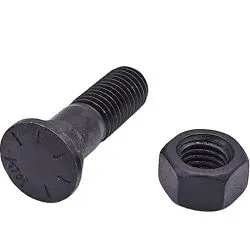 Okraje ostria čeľuste zrovnávača Skrutky tvrdého pluhu zrovnávača a matice