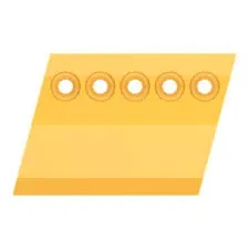 195-7232 Naskrutkovaná horná doska na horný kryt segmentu opotrebenia LH