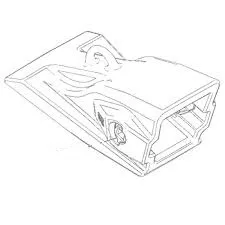 385-4813 Dlhý ofsetový zub Caterpillar 994390 A200