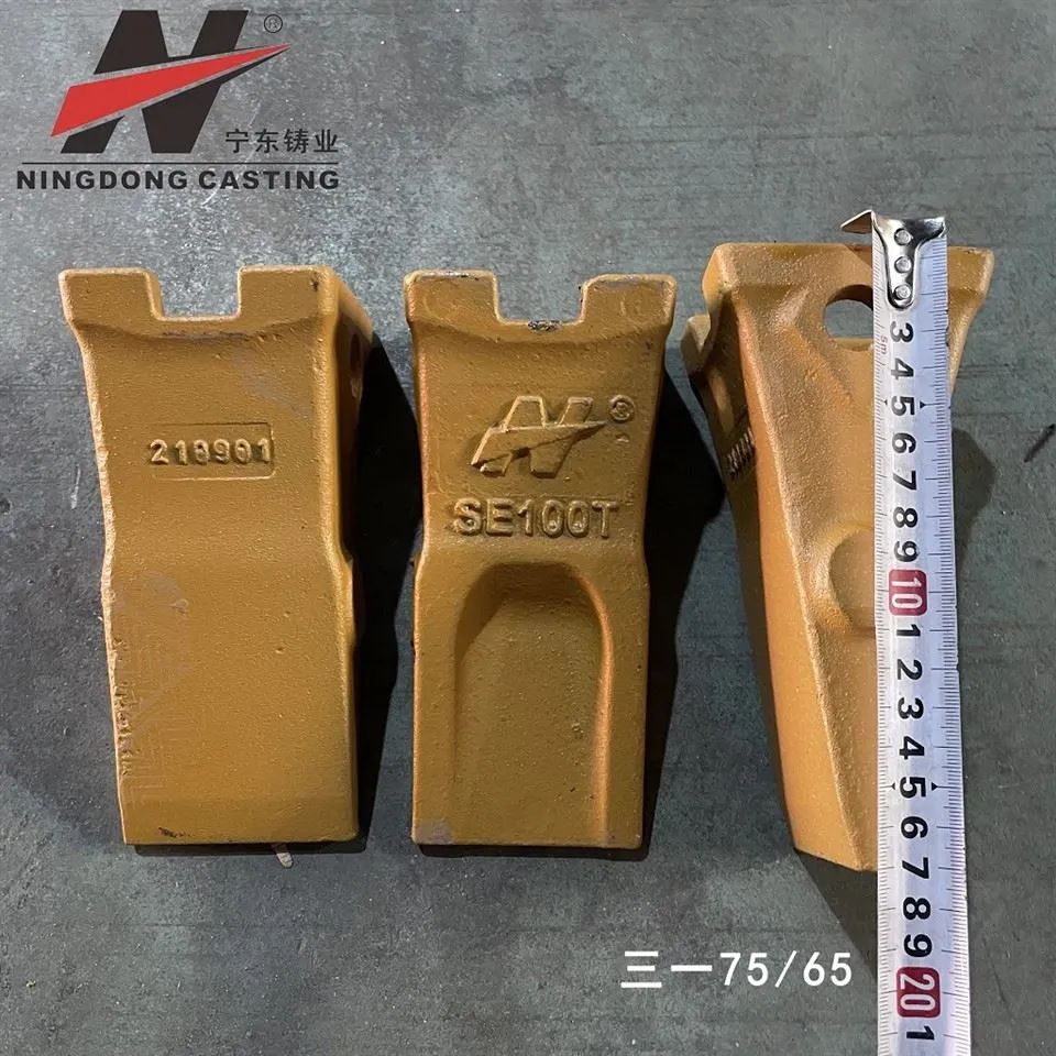 SE100T Sany Parts SY75-100 Midi bager Lyžica opotrebovaný zub