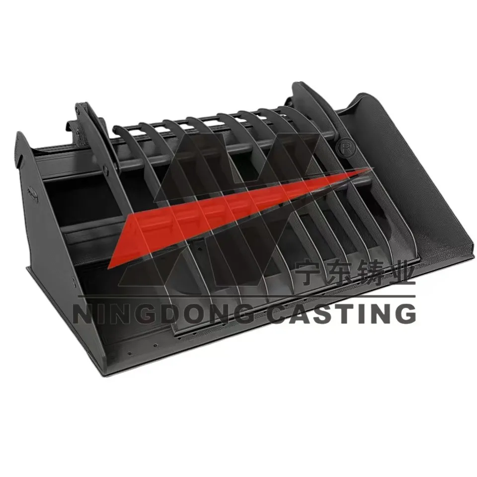 Lopata na odpadky Volvo nakladača – Podbíjanie s upínacími ramenami pre L220H